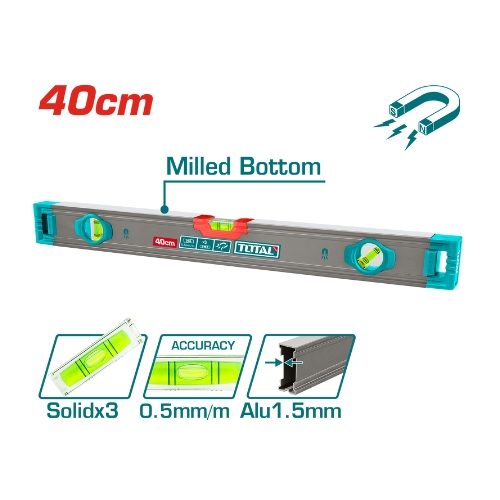Total 40cm Spirit Level Magnetic TMT24028