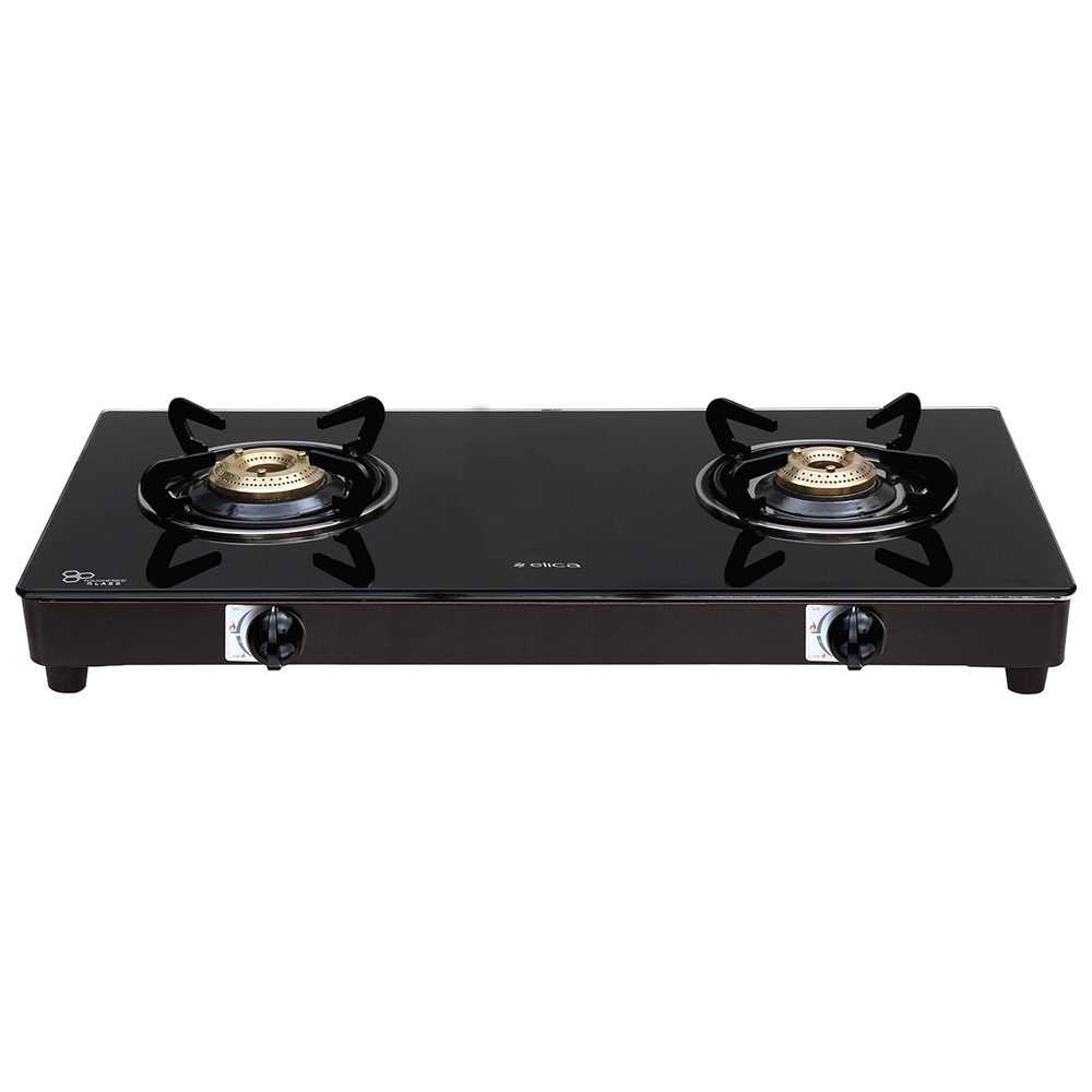 Elica 2 Burner Gas Cooktop 662 CT VETRO 1J (AI SERIES)