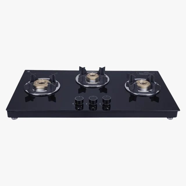 Elica 3 Burners Gas Stove 773 CT VETRO (TKN CROWN DT AI SERIES)