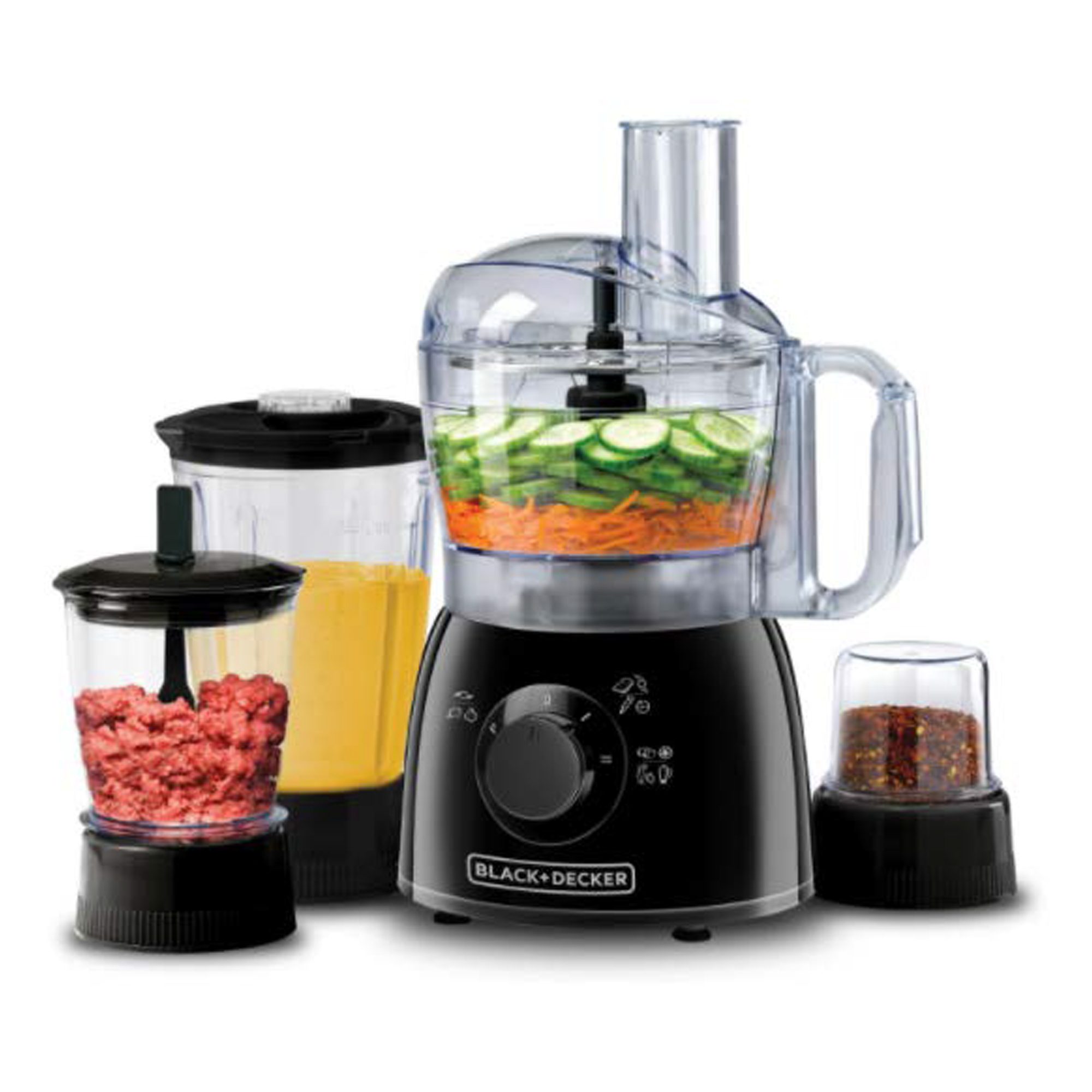 Black+Decker 400 Watt Kitchen Robot Deluxe - Foodpro with Blender Mincer Grinder KR43-B5