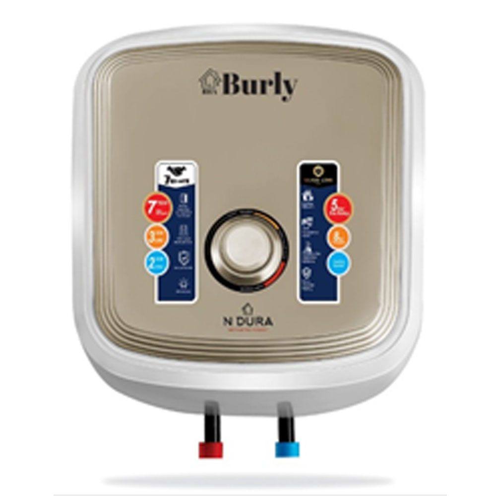 Burly 25 Liter Square Electric Geyser ELECIA 25L/SWHEL 25L2KWP GOLDEN
