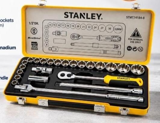 Stanley 1/2 inch Socket Set 24Pcs STMT74184-8