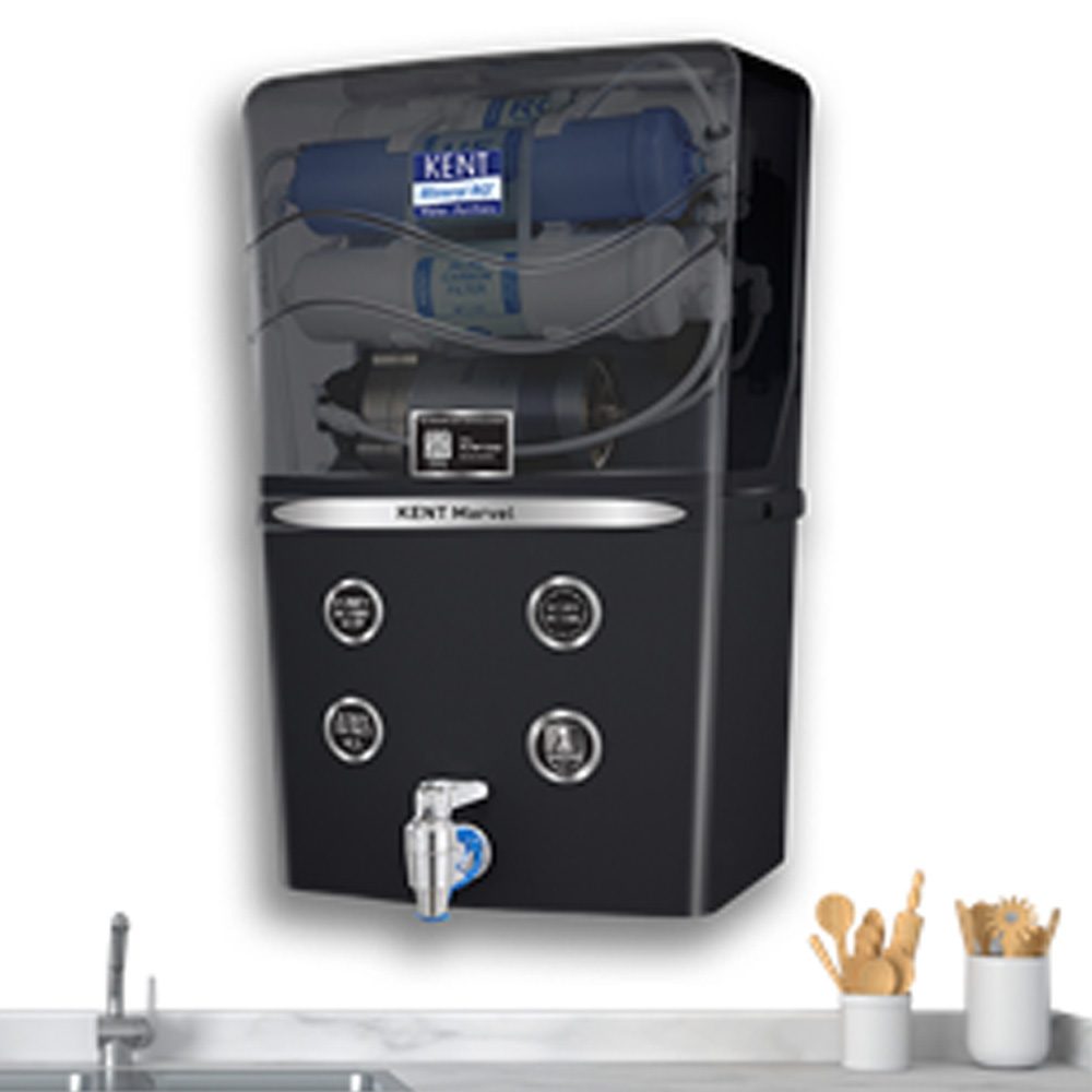 KentRO 8 Liter RO+UF+TDS CONTROLLER+UV Water Purifier KENT MARVEL-B