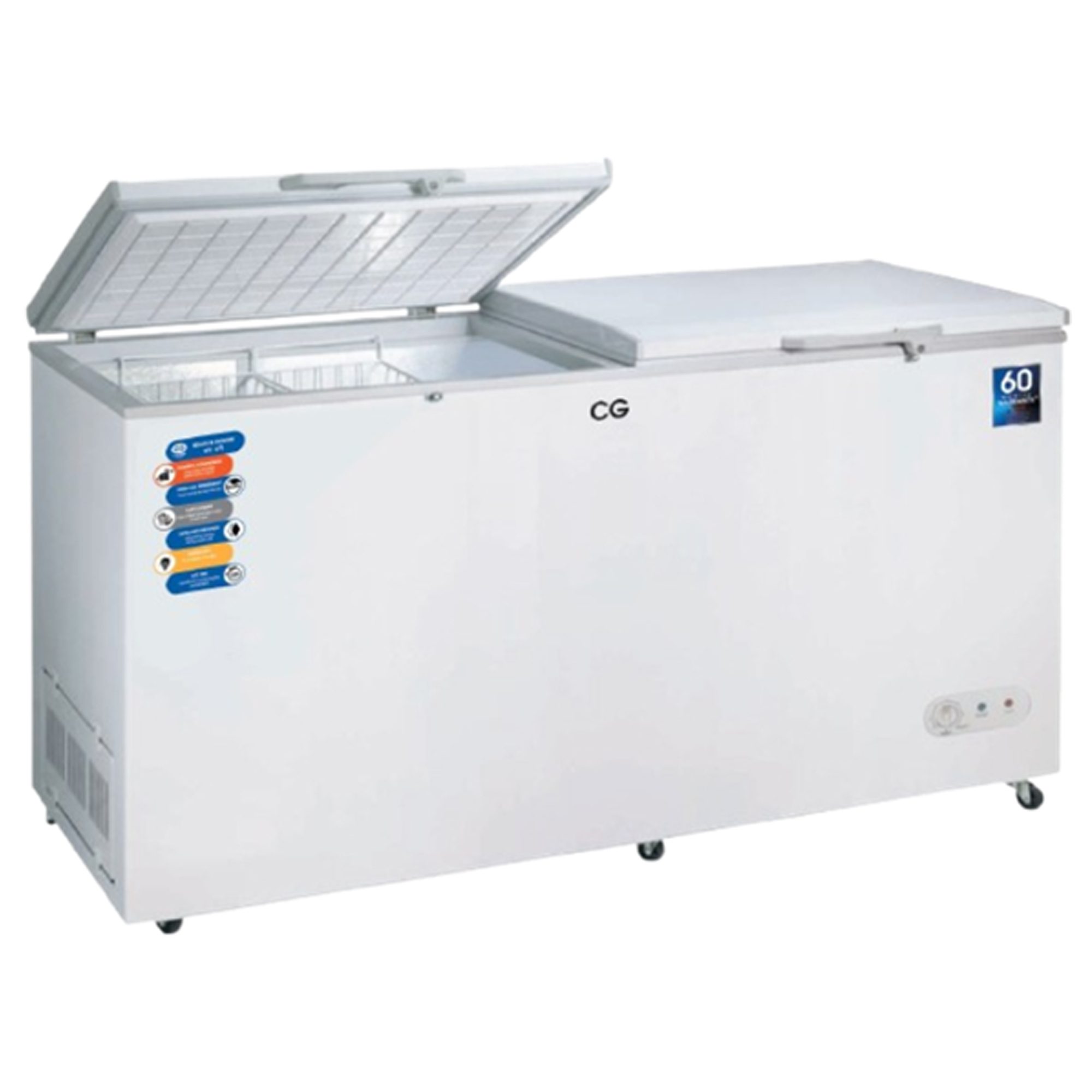 CG 550 liter Double Door Chest Freezer CGDF570HDT