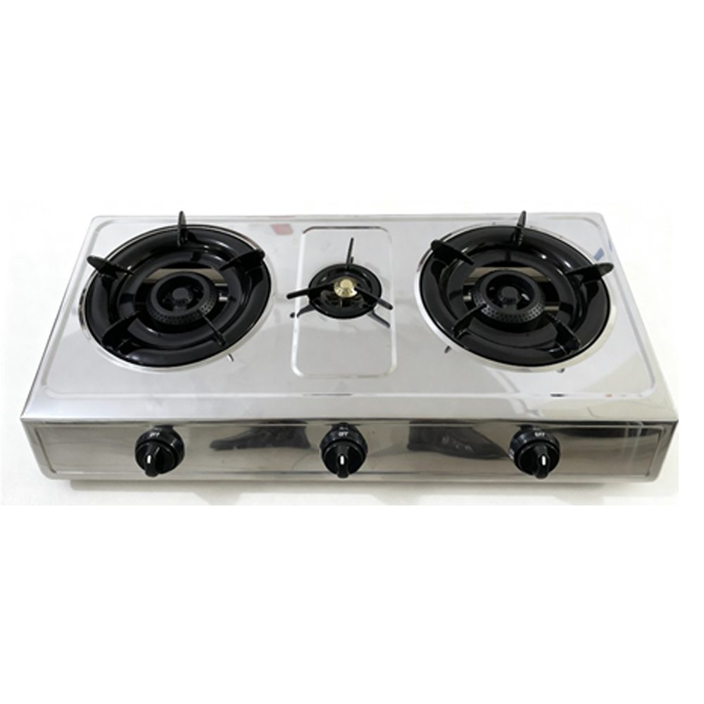 CG 3 Burner Auto Ignition Gas Stove CGGS3BSC