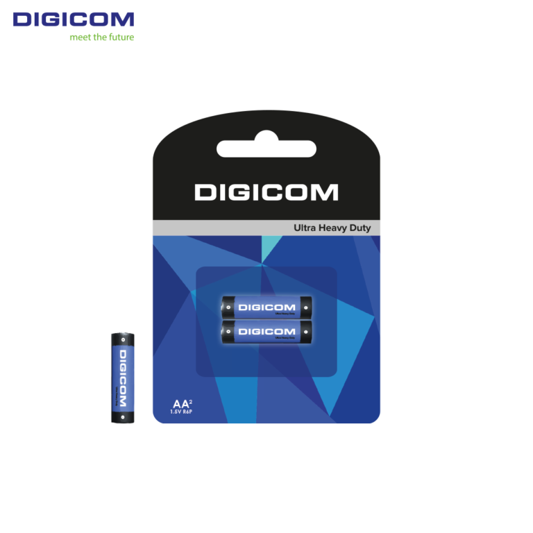 Digicom AA 1.5 Volt Everyday Heavy Duty Battery – Pack of 2