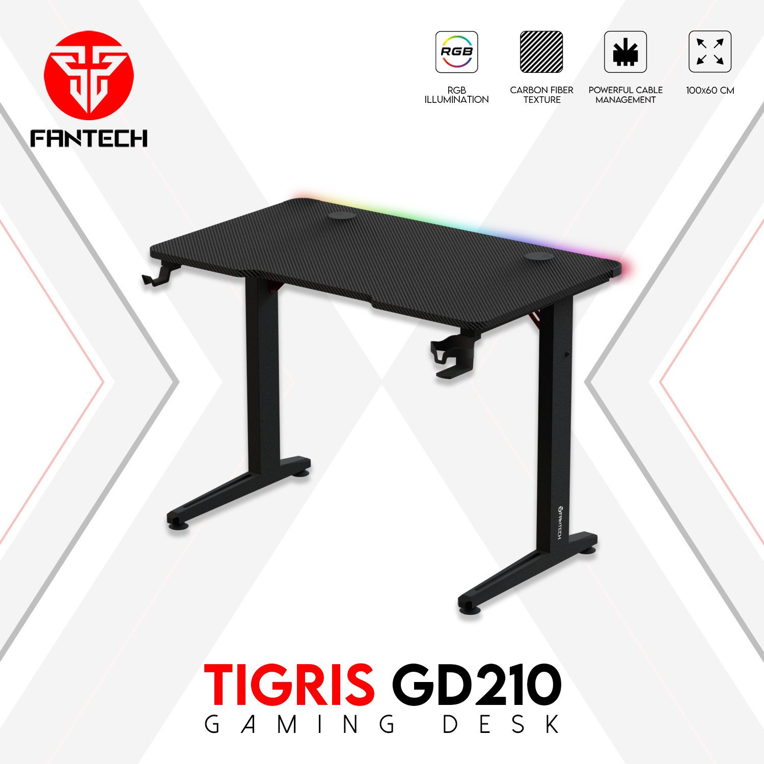 Fantech TIGRIS GD210 GAMING DESK 100cm