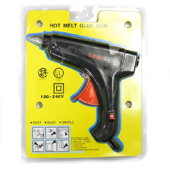 Hot Glue Gun, Hot Glue Gun Kit Includes 100 Watt Hot Glue Gun Full Size  Supplied with 30 Hot Glue Sticks 