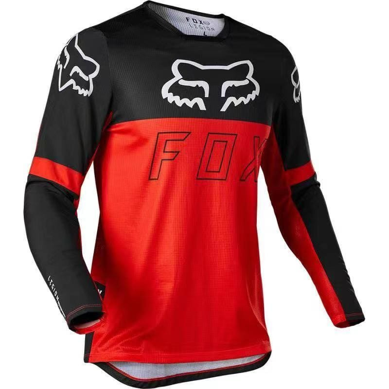 Buy Fox Riding Jersey- Black and Red online in nepal || Online Shopping ...