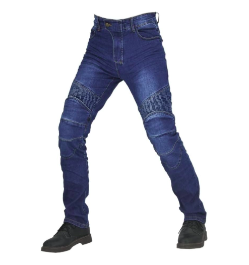 Motorcycle Riding Jeans Pant with Detachable Armors for Knees and Hips