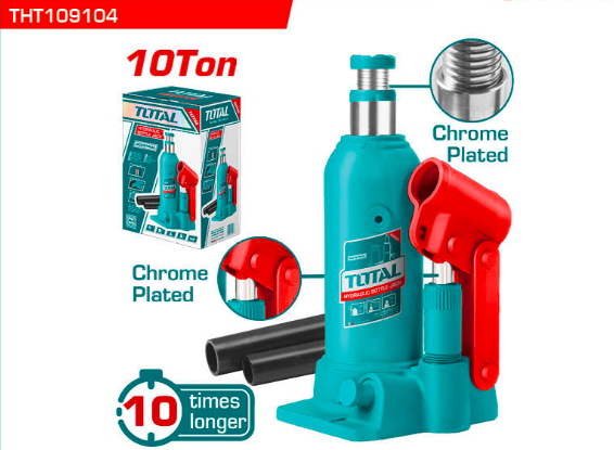 Total 10Ton Hydraulic bottle jack THT109104