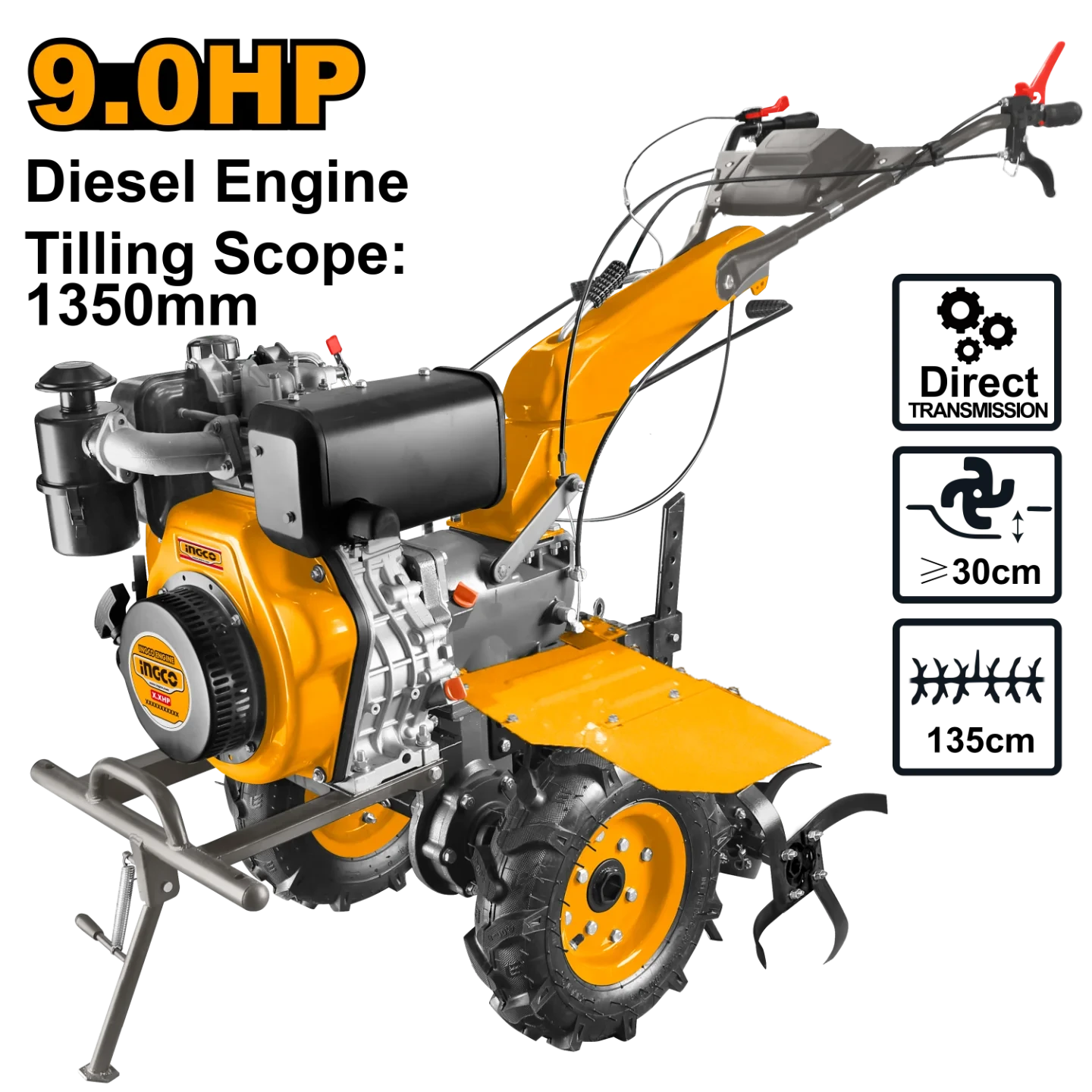 Ingco 9HP Diesel tiller DC13501