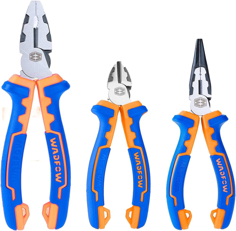 Wadfow 3 Pcs compound action pliers set WPS0403