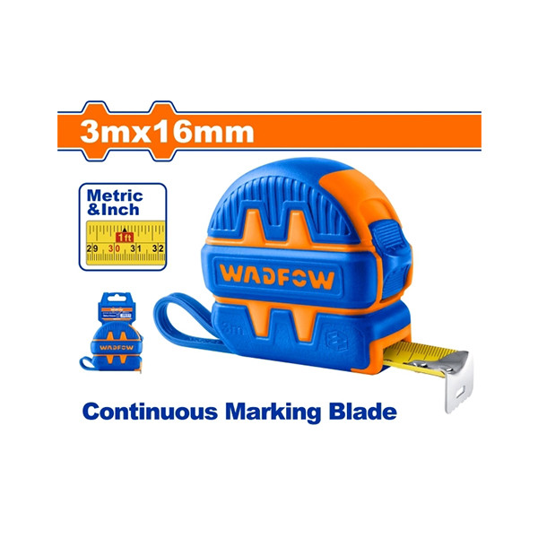 Wadfow 3mx16mm Steel measuring tape  WMT1210