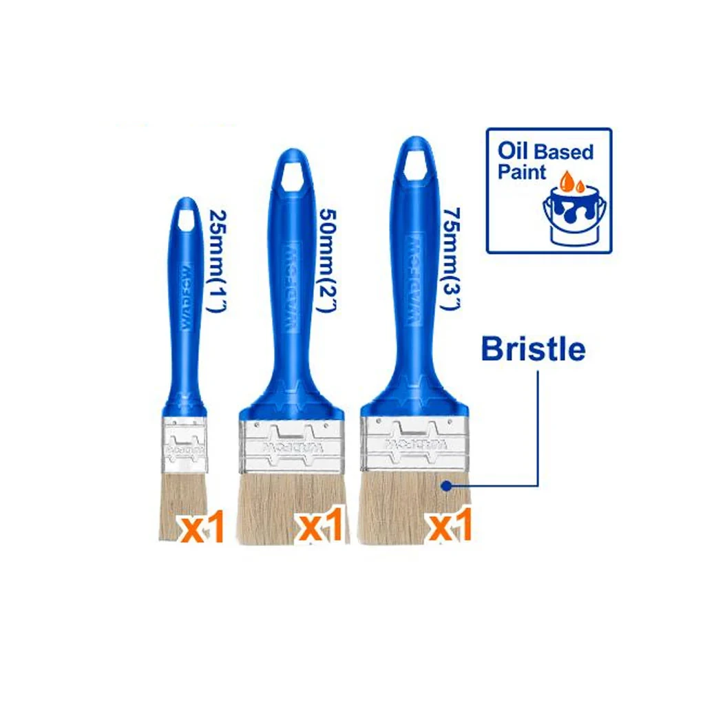 Wadfow 3 Pcs paint brush set WPB1931