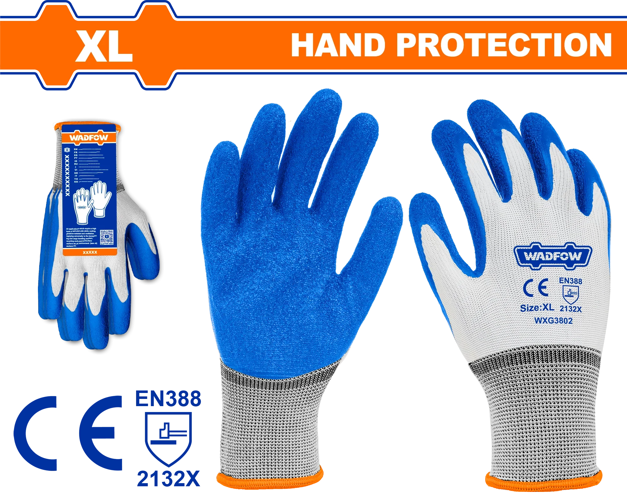 Wadfow Latex gloves WXG3802