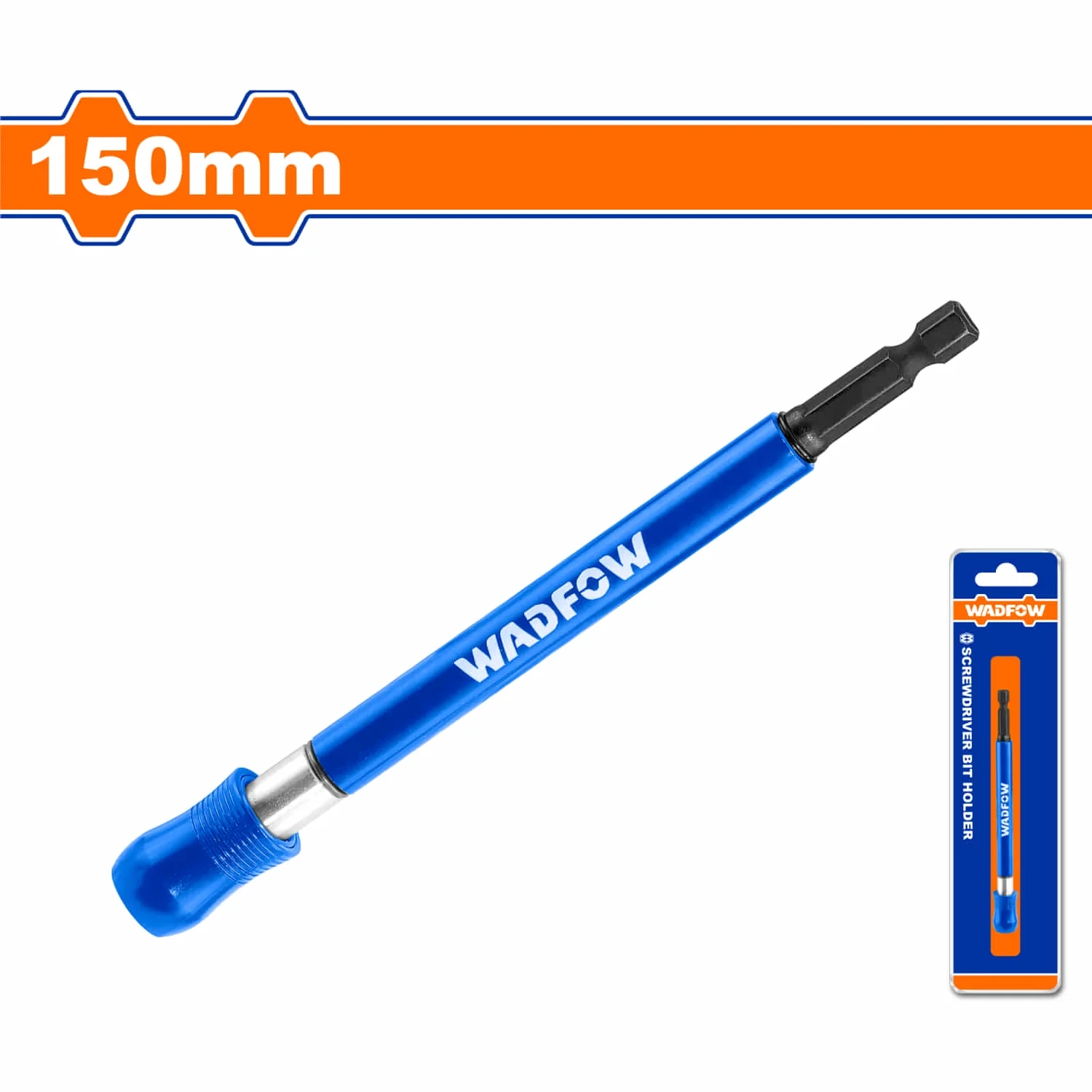 Wadfow 150mm Screwdriver bit holder with release WSV3K06