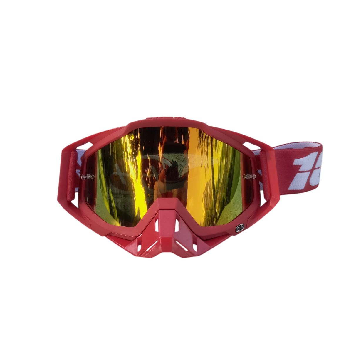 100% Riding Goggles -Red