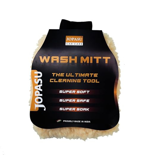 Jopasu Microfiber Wash Mitt for Car Cleaning