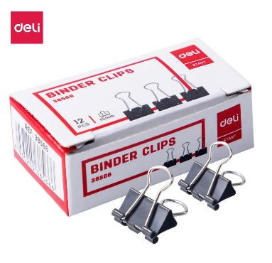 Deli 15mm Binder Clip E38566