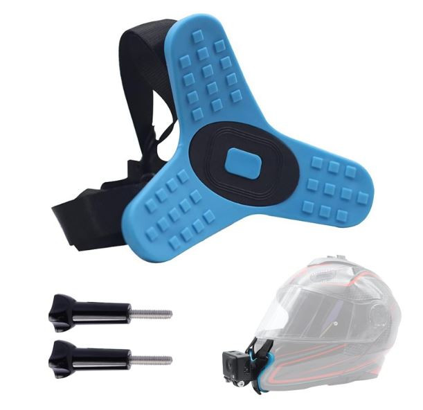 Motorcycle Helmet Chin Rest Mount Chin Strap for All Types of Action Cameras/Mobile Phones
