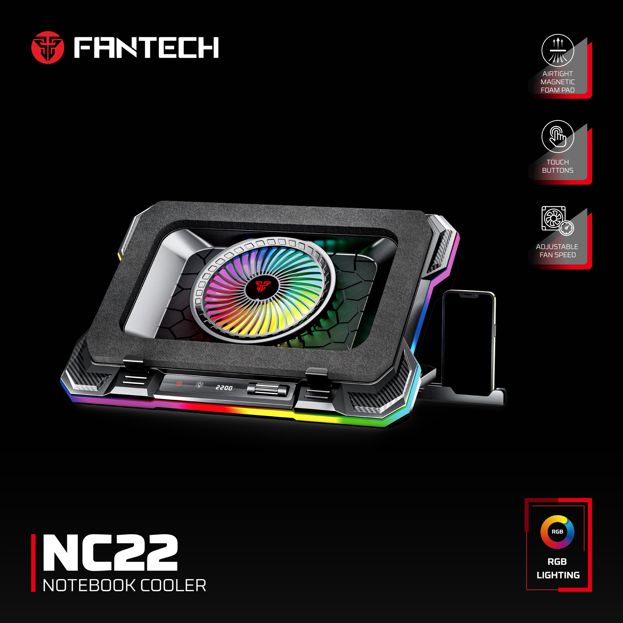 Fantech NC22 Laptop Cooler