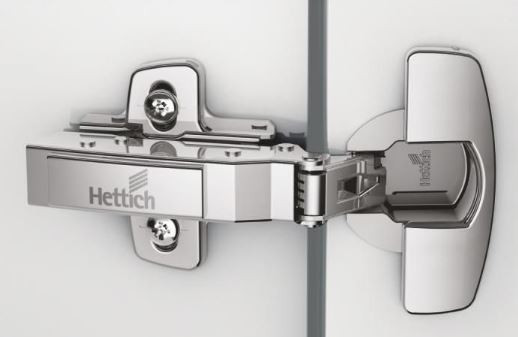 Hettich Sensys 8645i, 0 Crank Thick Door Hinge For Door Thickness 15 -24 mm With Mounting Plate 9071205.s / 9242922