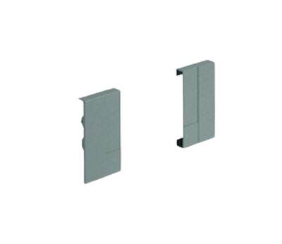Connector for aluminium front panel InnoTech Atira, 70 mm, left and right, grey 9104107