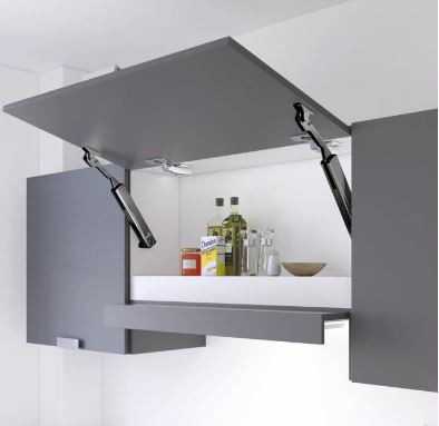 Hettich LiftEase-H(Heavy)-Push to Open-Cabinet lift-Black 9347383