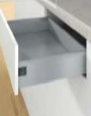 Hettich Arcitech Silver 500mm, Height 94mm , 40 kg without Rear pannel 912120710