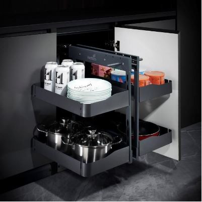 Hettich Magic Corner Iron Grey 9346281