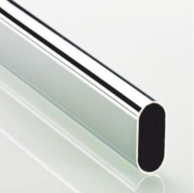 Hettich Oval Cabinet rail chrome gloss 9341248
