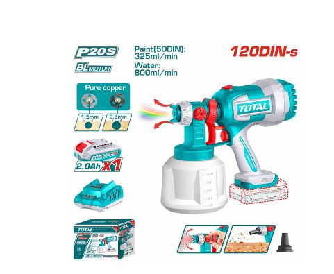 Total Cordless spray gun TSGLI20042