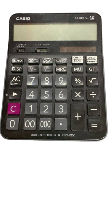 Casio caluculator DJ-120D Plus