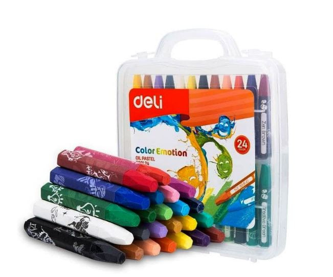 Deli Oil Pastel 24 Colours EC20124