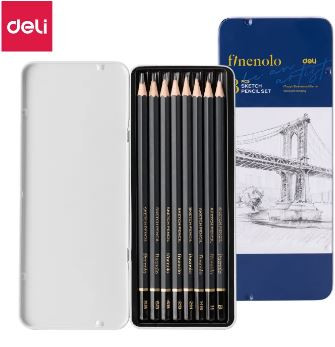 deli EC26 Sketching Pencil  30 Pcs