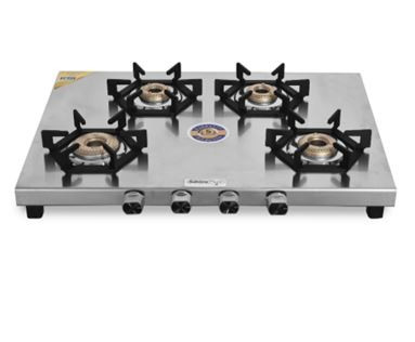CG 4 Burner Stainless Steel Gas Stove CGIGNITE 4BSH