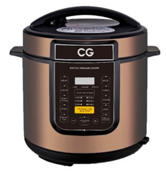 CG 6 Liter Electric Pressure Cooker CGEPC6L01