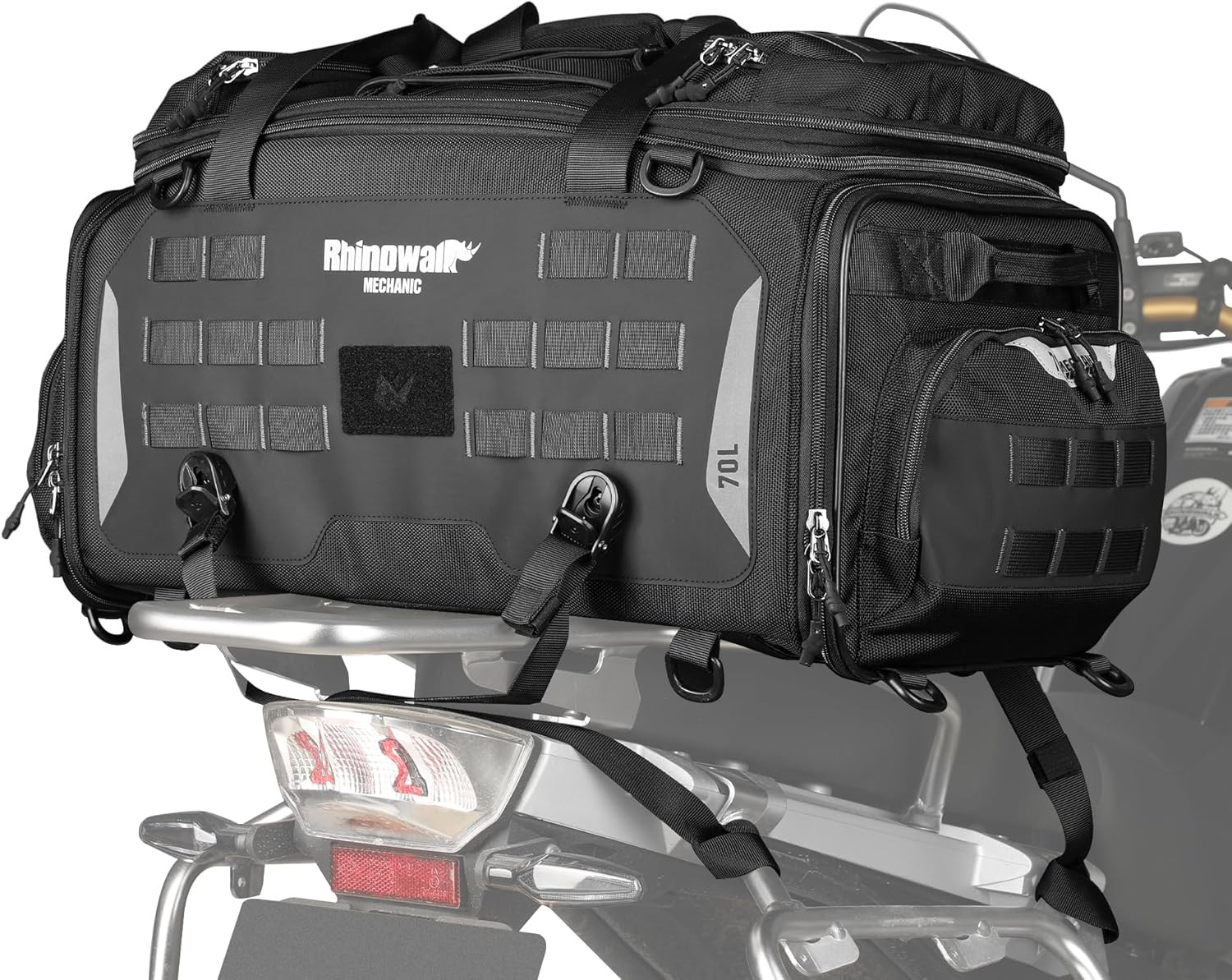 Rhinowalk mechanic series touring tail bag 50 -70L expandable MJX2003MJX