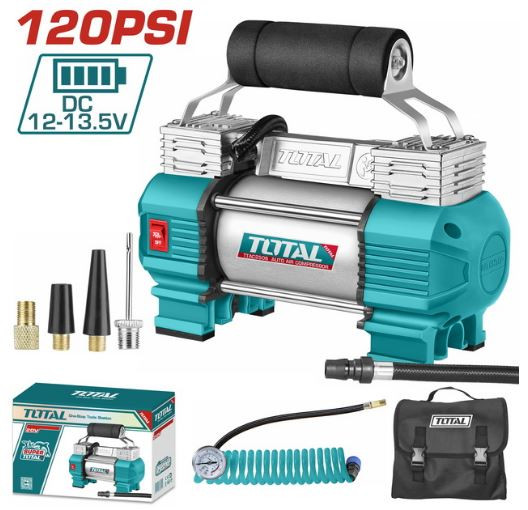 TOTAL AUTO AIR COMPRESSOR WITH LIGHT 12V (TTAC2506)
