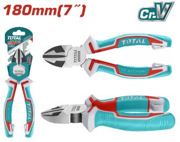 Total 7” (180mm) Diagonal Cutting Plier THT230706