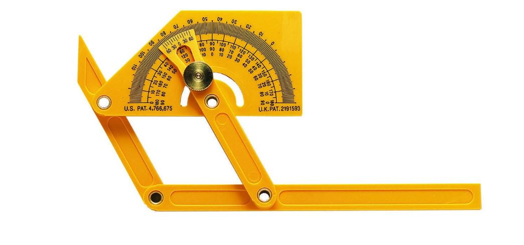Plastic protractor