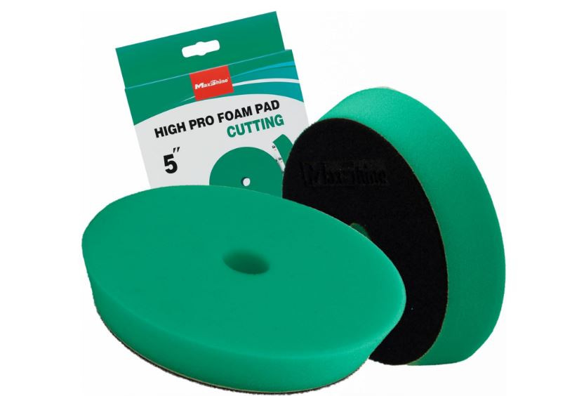 Maxshine 5.2" High Pro Green foam Heavy Cutting Pad 2020155GW