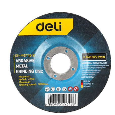 Deli 100x6x16.0 (mm) Grinding Disc EDHMGP100- E1