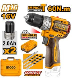 Ingco Compact Brushless Cordless Impact Drill CIDLI20768