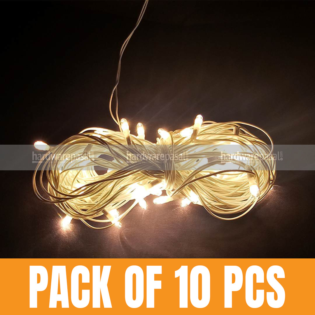 10pc pack 10m rice led tihar light