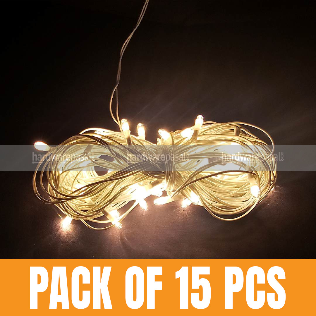 15pc pack 10m rice led tihar light