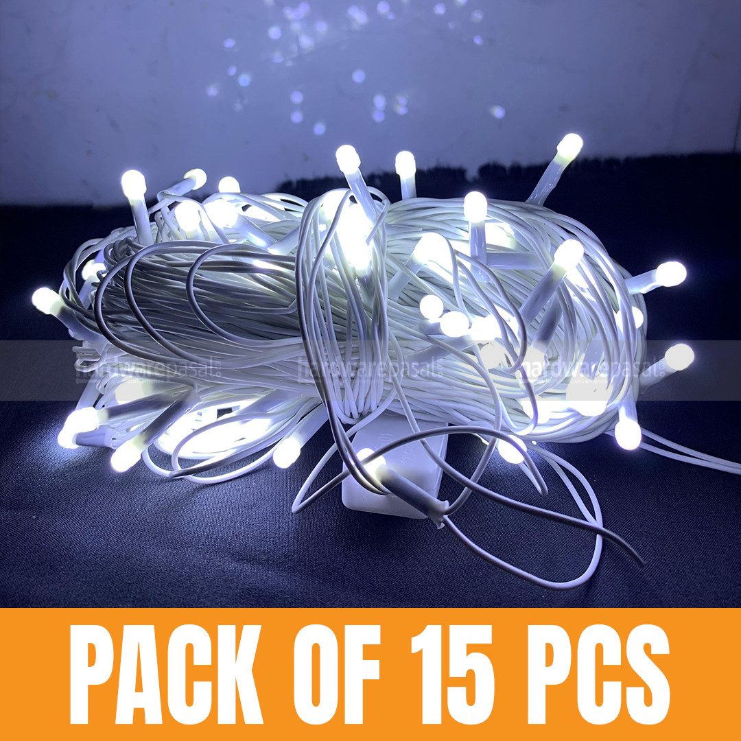15pc pack 20 Meter Pixel LED Tihar Light White