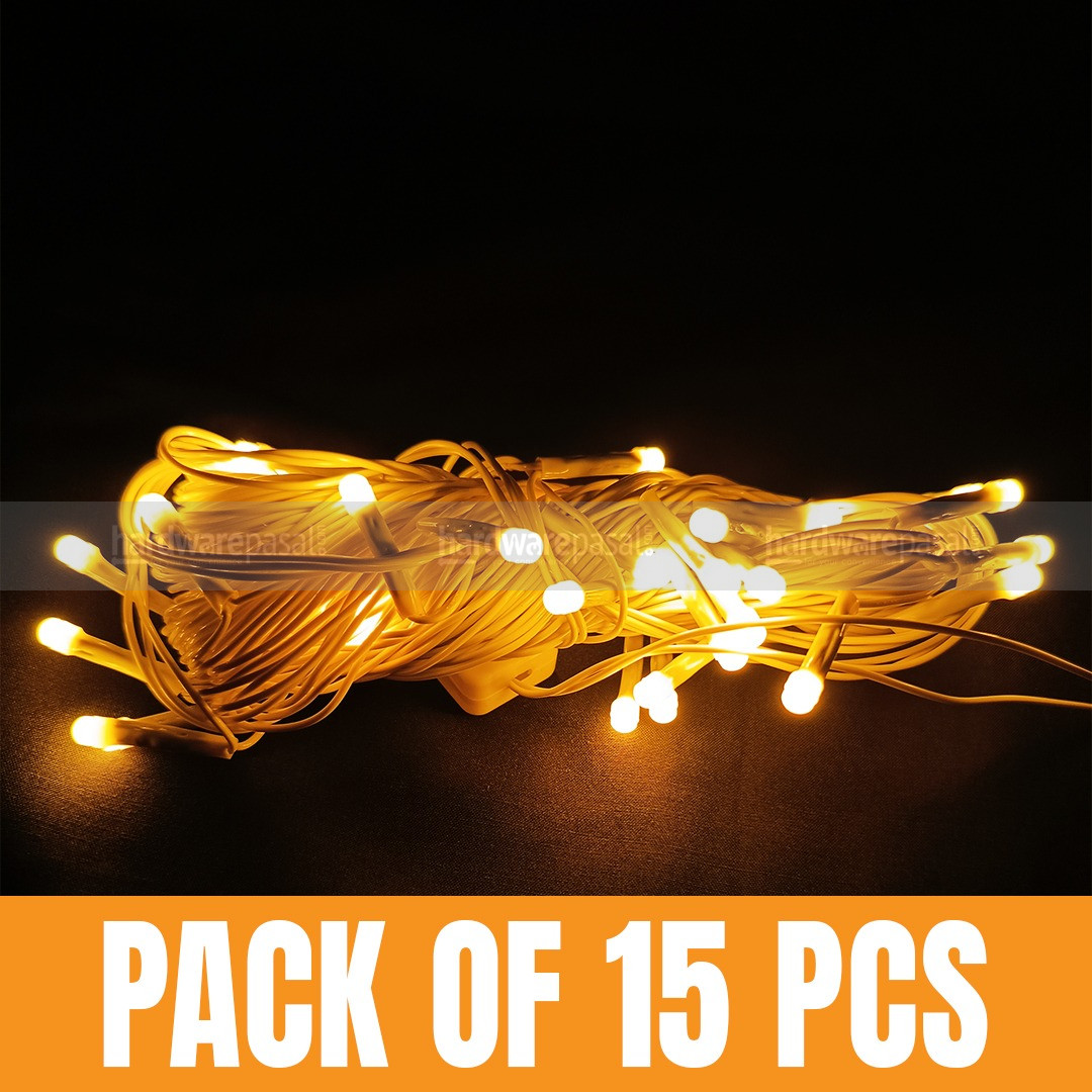 15pc pack - 10 meter warm pixel led tihar light