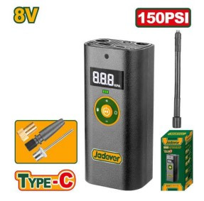 JDAAM572 Cordless Auto Air Compressor 8V Jadever